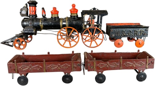 LARGE WELKER CROSBY FLOOR TRAIN