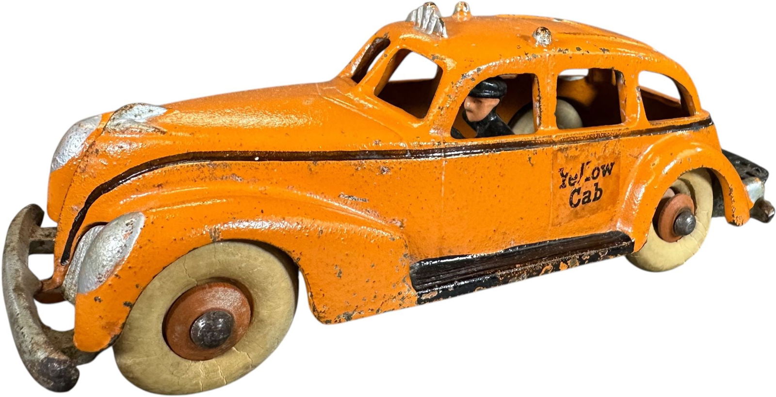 HUBLEY 1940S YELLOW CAB TAXI (1 of 9)