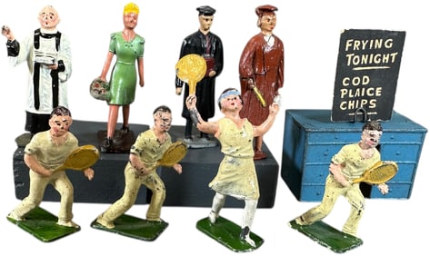 RARE ENGLISH HOLLOWCAST FIGURES