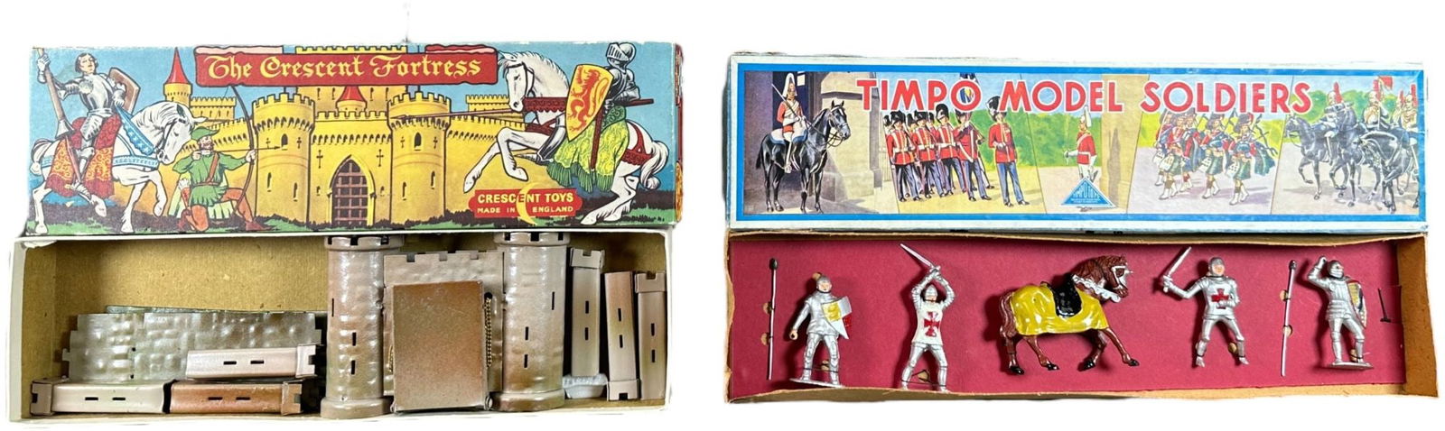 BOXED CRESCENT CASTLE & TIMPO KNIGHTS (1 of 6)