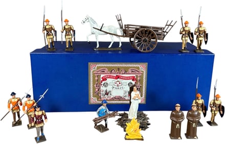 MIGNOT RARE BURNING OF JOAN OF ARC SET