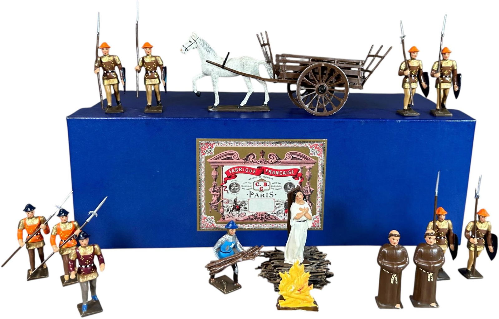 MIGNOT RARE BURNING OF JOAN OF ARC SET (1 of 8)