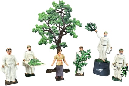 ASSORTED MIGNOT DRUIDE FIGURES