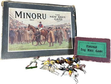 BOXED HORSE & DOG RACE SETS
