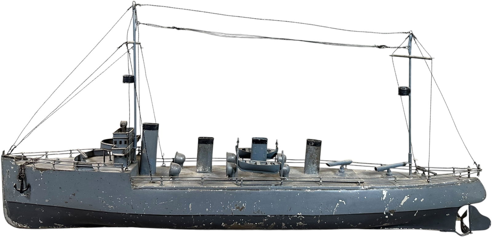 LARGE BING TORPEDO BOAT BATTLESHIP (1 of 10)