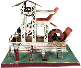 ELABORATE STEAM TOY STAMP WATER MILL TOY