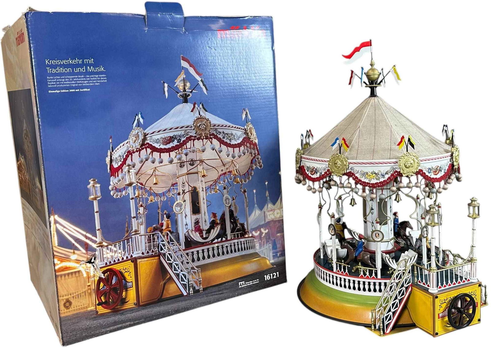 BOXED MARKLIN MUSICAL CAROUSEL TOY (1 of 9)