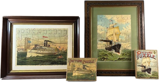 TWO FRAMED MARITIME PRINTS