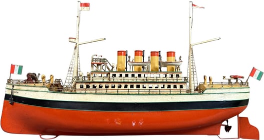 LARGE CARETTE OCEAN LINER ST MARTIN