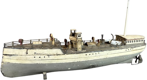 CARETTE DESPATCH CLOCKWORK BOAT