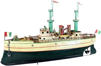 FLEISCHMANN CLOCKWORK BATTLESHIP