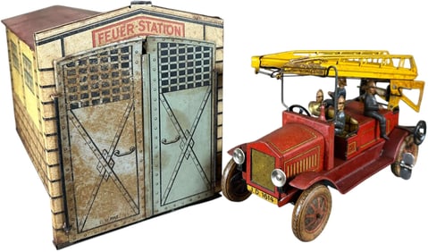 DISTLER FIRE ENGINE AND STATION