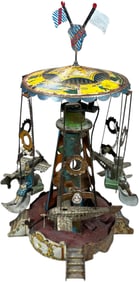 WK GERMAN GO-ROUND W/ PLANES & SWINGS