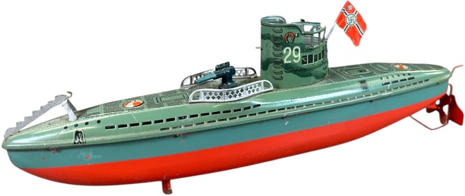 ARNOLD LITHOGRAPHED SUBMARINE U-BOAT