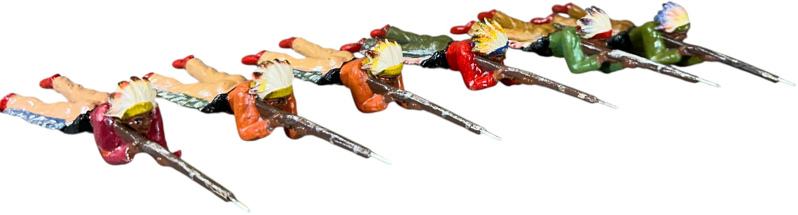 ELASTOLIN BOXED SET OF AMERICAN INDIANS (1 of 5)