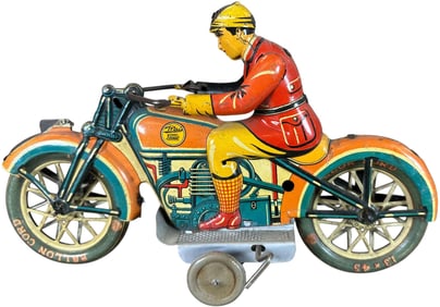LARGE PAYA MOTORCYCLE W/ RIDER
