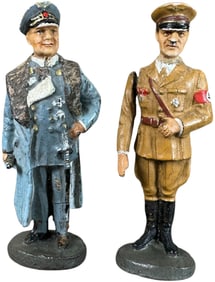 ELASTOLIN PORCELAIN HEAD POLITICAL FIGURES