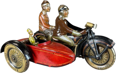 TIPPCO FAMILY MOTORCYCLE W/SIDECAR