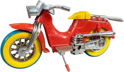 UNUSUAL JAPANESE PLASTIC MOTORCYCLE