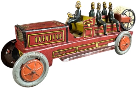 KELLERMAN CKO FIRE PATROL TRUCK NICKEL TOY
