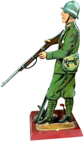 BELL OF ITALY SOLDIER WITH RIFLE HAND TOY #259