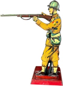 BELL OF ITALY SOLDIER WITH RIFLE HAND TOY