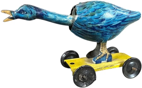 DISTLER BLUE GOOSE PENNY TOY
