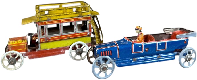 DISTLER BUS W/ OPEN TOURER PENNY TOYS