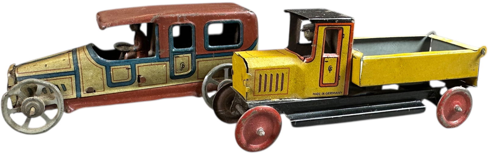 FISCHER DUMP TRUCK & TOURING CAR PENNY TOYS (1 of 6)