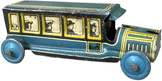 GEORG LEVY GELY PASSENGER BUS PENNY TOY