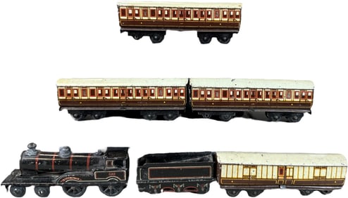 BING LNWR TRAIN SET PENNY TOY