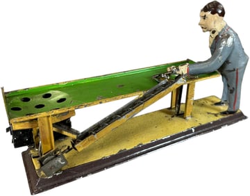 LARGE GERMAN BILLIARDS PLAYER