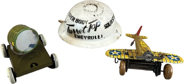STEEL G-MAN HELMET W/ MARX ARMY