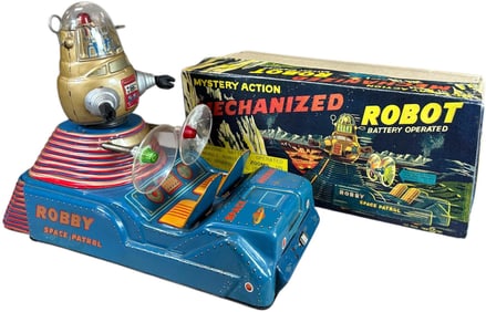 NOMURA BATTERY-OP ROBBY SPACE PATROL
