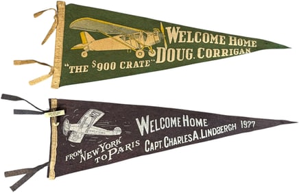 WELCOME HOME AVIATION FELT PENNANTS