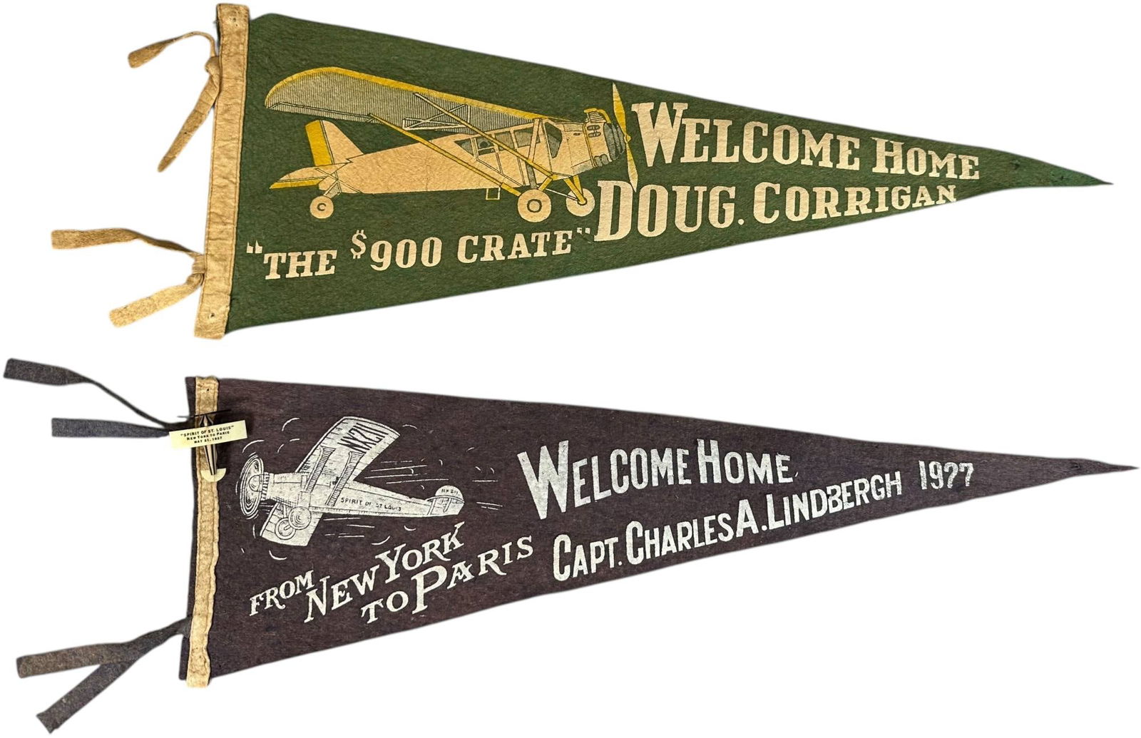 WELCOME HOME AVIATION FELT PENNANTS (1 of 6)