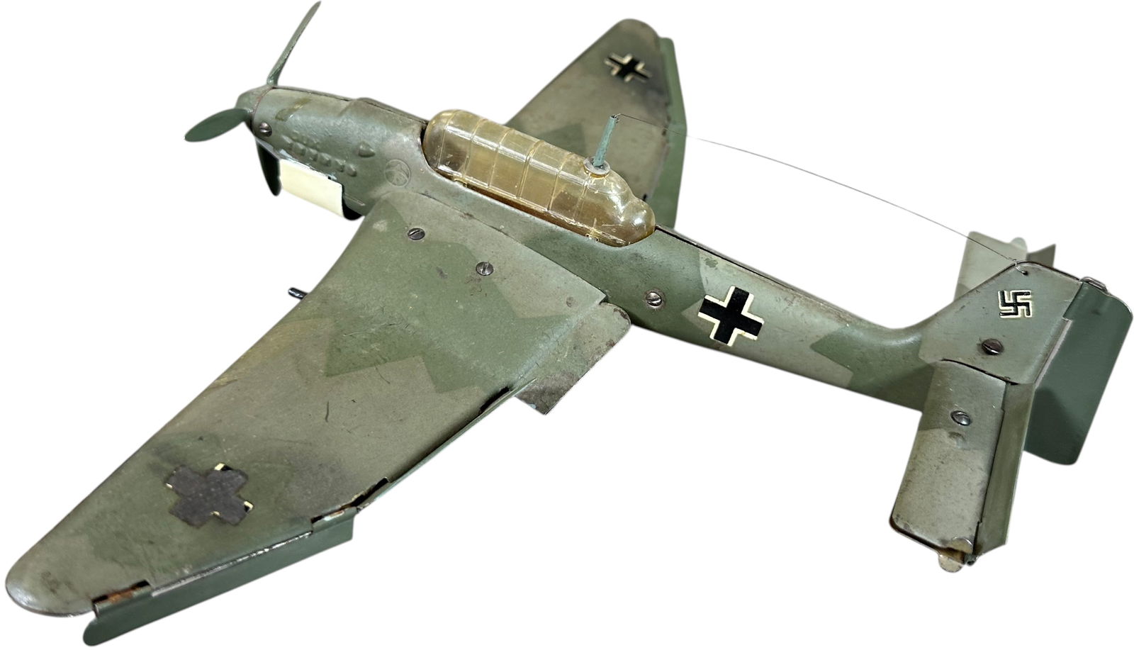 GERMAN WW2 DUX BOMBER AIRPLANE: 525. GERMAN WW2 DUX BOMBER AIRPLANE | From the Italian collection of Steno Tonelli. CULTURAL DISCLAIMER: Items related to World War II, including those bearing Nazi imagery, are presented strictly for