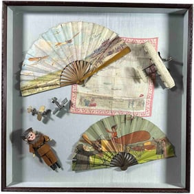 EARLY AVIATION FAN DIORAMA