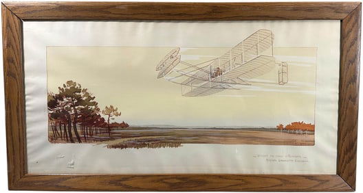 MONTAUT WRIGHT BROTHERS LANDSCAPE PRINT