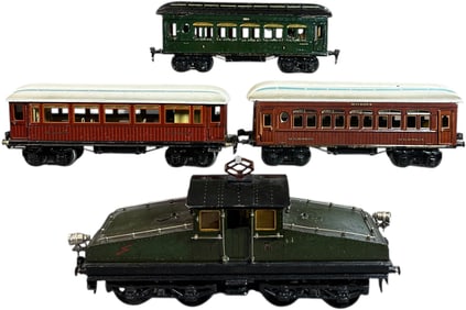MARKLIN PO TUNNEL LOCOMOTIVE & CARS