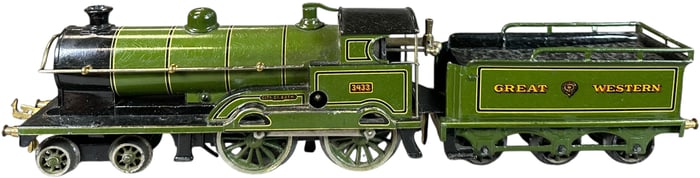 PREWAR BING GREAT WESTERN 3433 LOCOMOTIVE