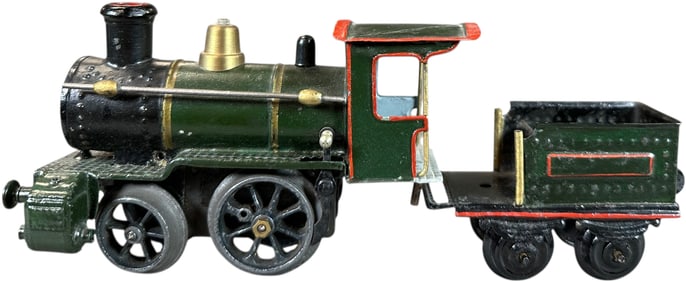 ERNST PLANK CLOCKWORK O GAUGE LOCOMOTIVE