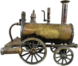 EARLY BRITISH LIVE STEAM DRIBBLER LOCOMOTIVE