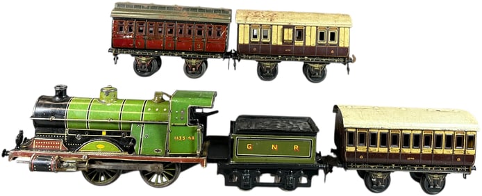 RARE CARETTE ENGLISH OUTLINE LOCO & CARS