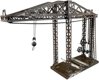 SCARCE BING OVERHEAD RAILWAY CRANE