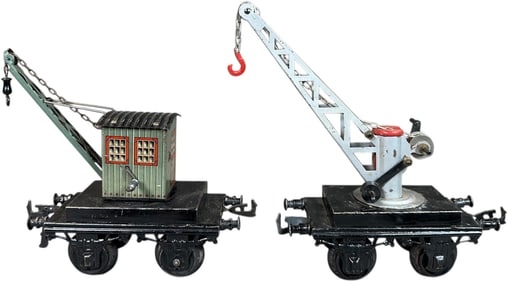 TWO BING CRANE CARS