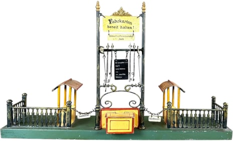 MARKLIN TICKET PLATFORM W/ DESTINATION SIGN