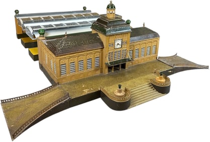 MARKLIN O GAUGE LEIPZIG STATION
