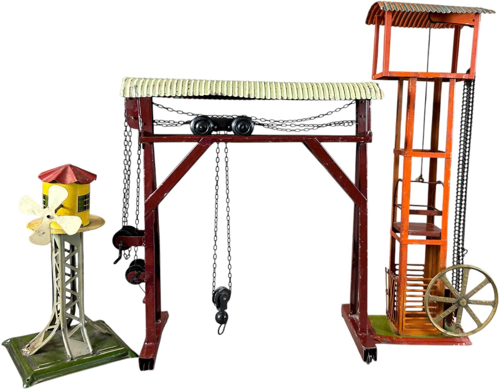 EARLY BING ELEVATOR W/ GANTRY CRANE & WINDMILL (1 of 5)