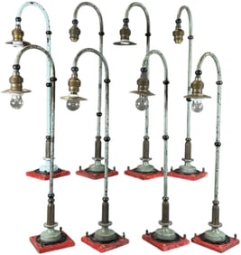LARGE EUROPEAN ELECTRIC STREET LAMPS